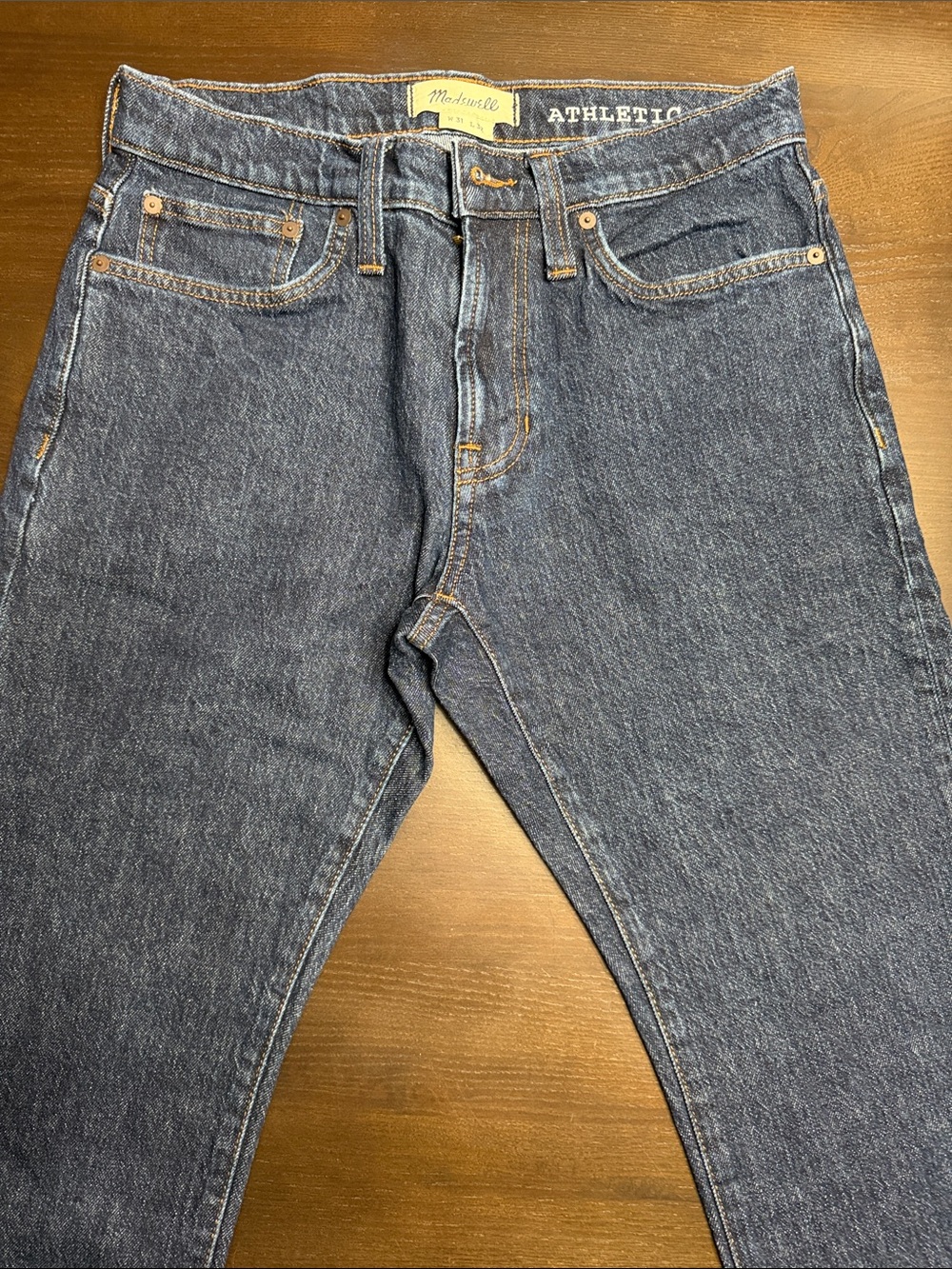 Madewell Men’s Athletic Slim Fit Blue Jeans